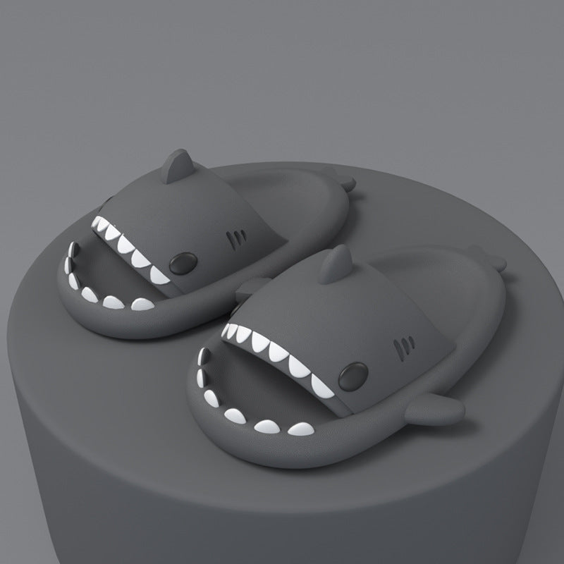 Sharkies - Haifisch-Hausschuhe Schwarz / 36-37