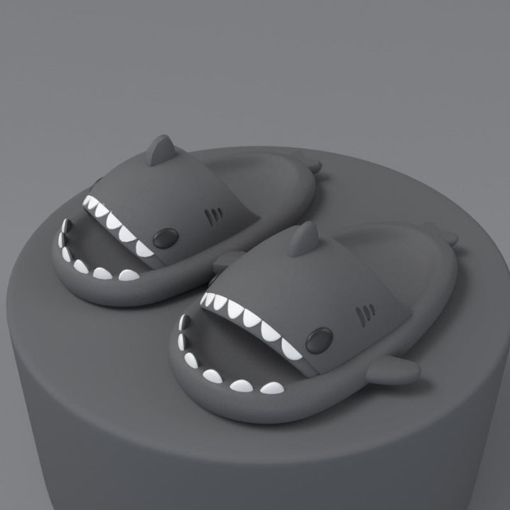 Sharkies - Haifisch-Hausschuhe Schwarz / 36-37