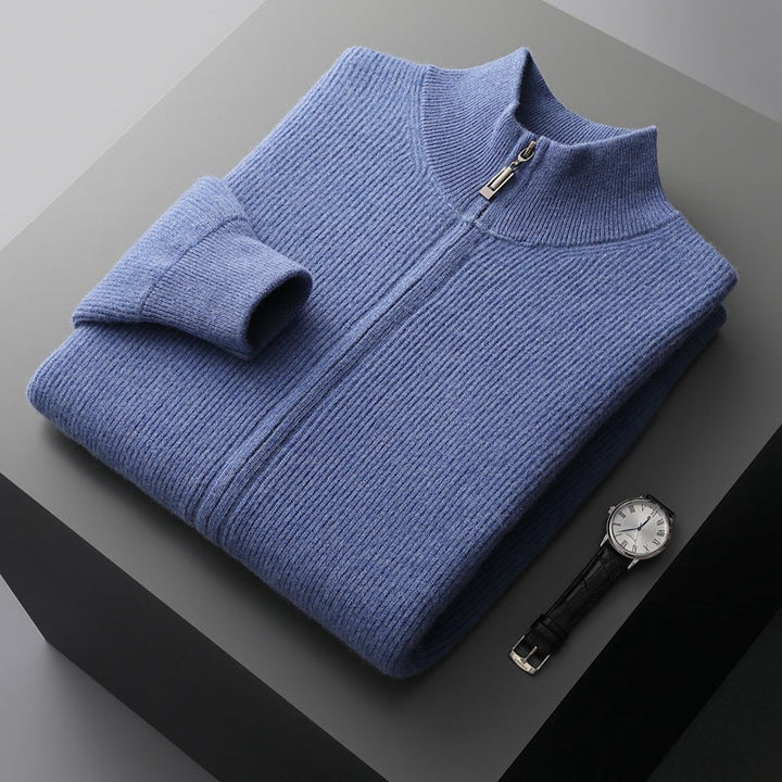CIÉLO Merino-Strickjacke mit Reißverschluss