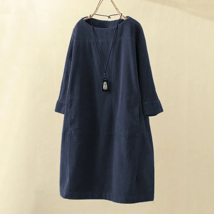 Elyse™ - Bequemes Kleid mit Rundhalsausschnitt