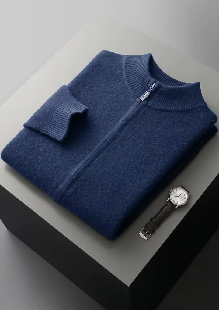 CIÉLO Merino-Strickjacke mit Reißverschluss