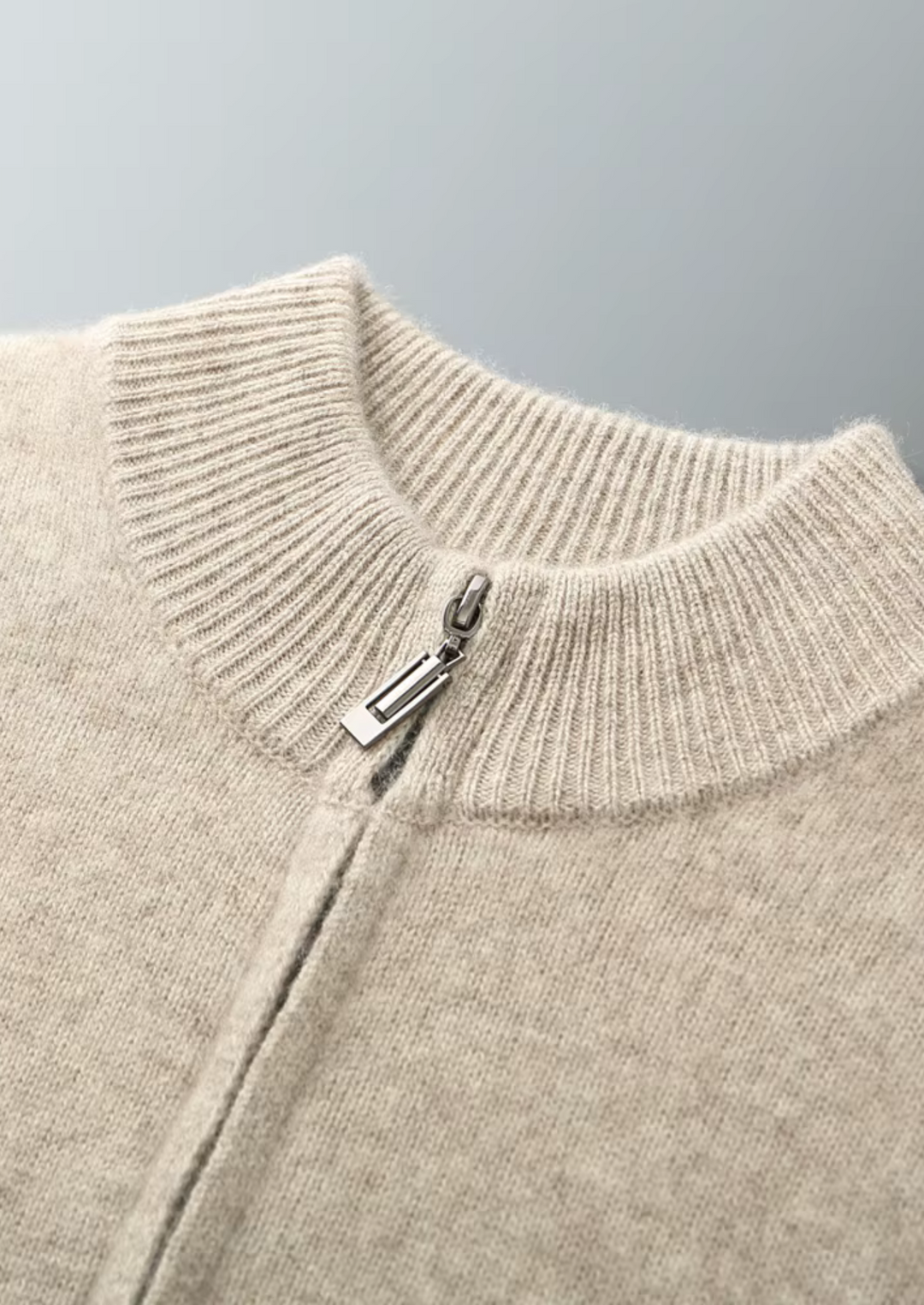 CIÉLO Merino-Strickjacke mit Reißverschluss