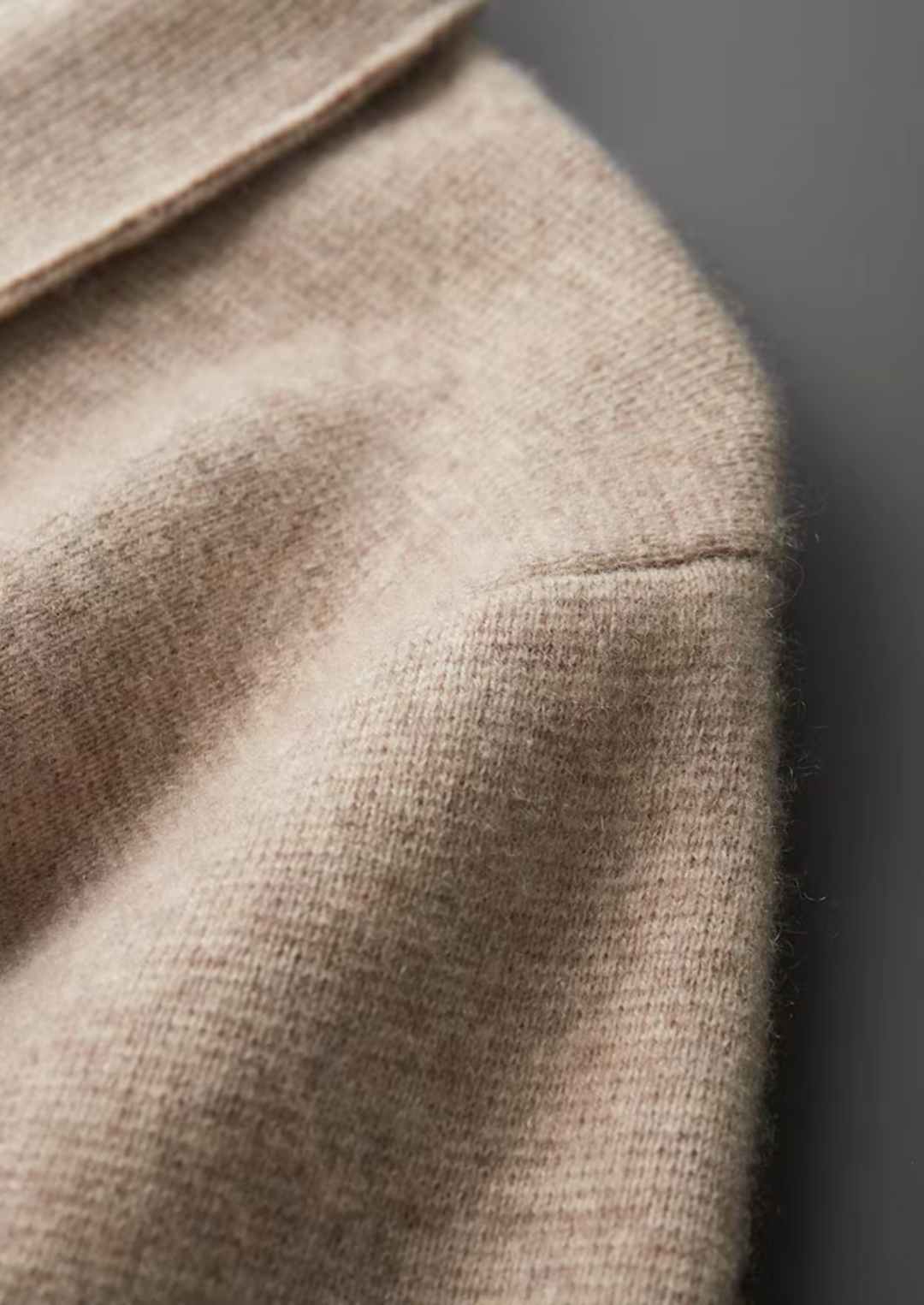 CIÉLO Merino-Polo-Strickjacke