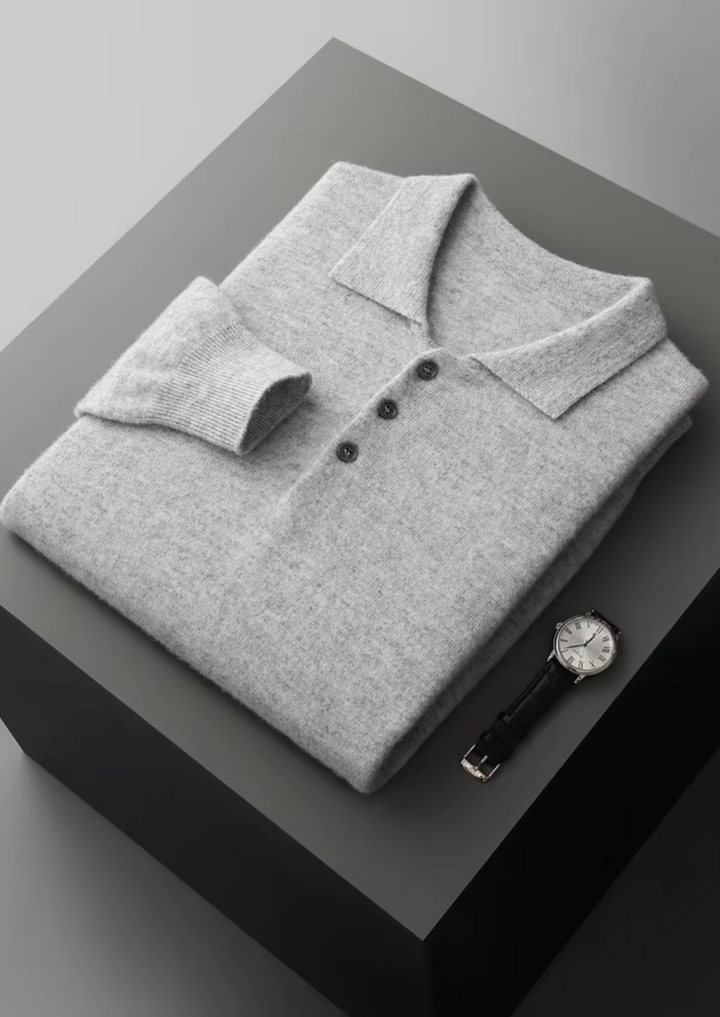 CIÉLO Merino-Polopullover