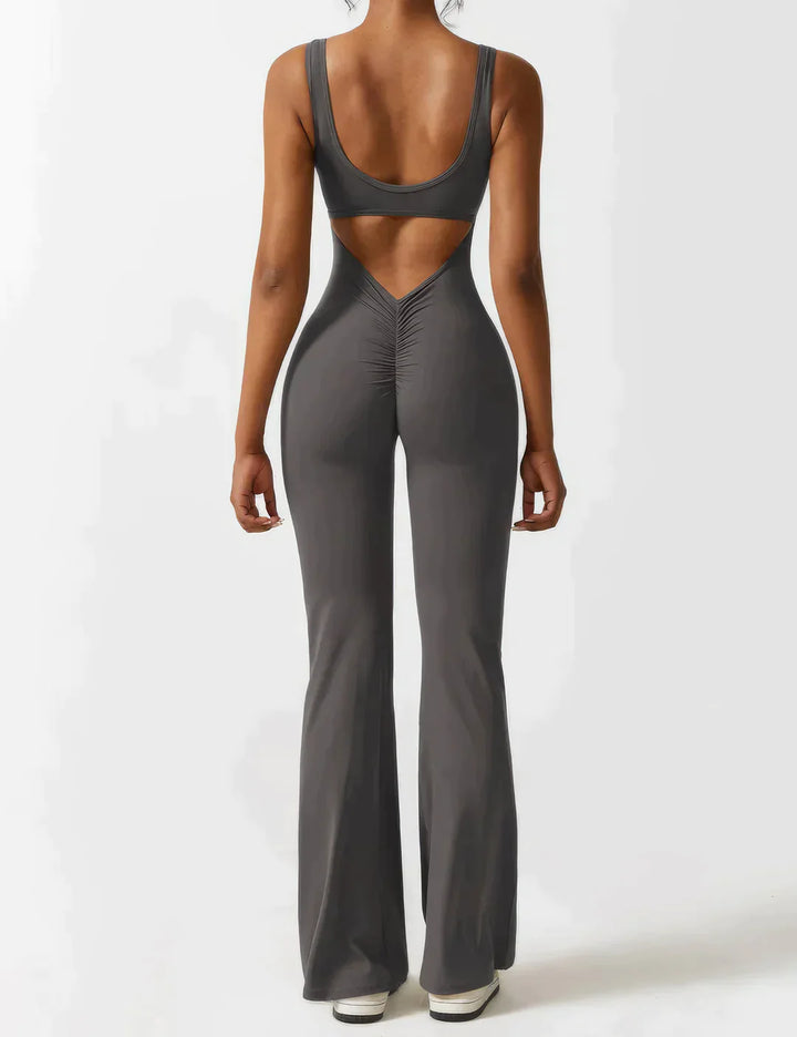 Belle™ - Jumpsuit Sexy Rücken Grau / S