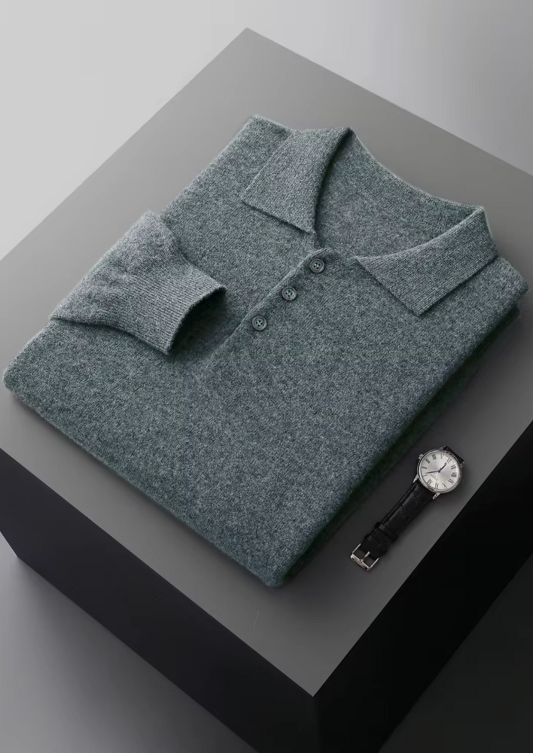 CIÉLO Merino-Polopullover