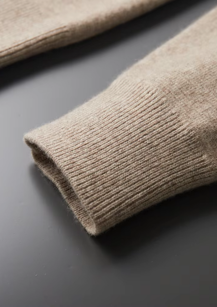 CIÉLO Merino-Polo-Strickjacke