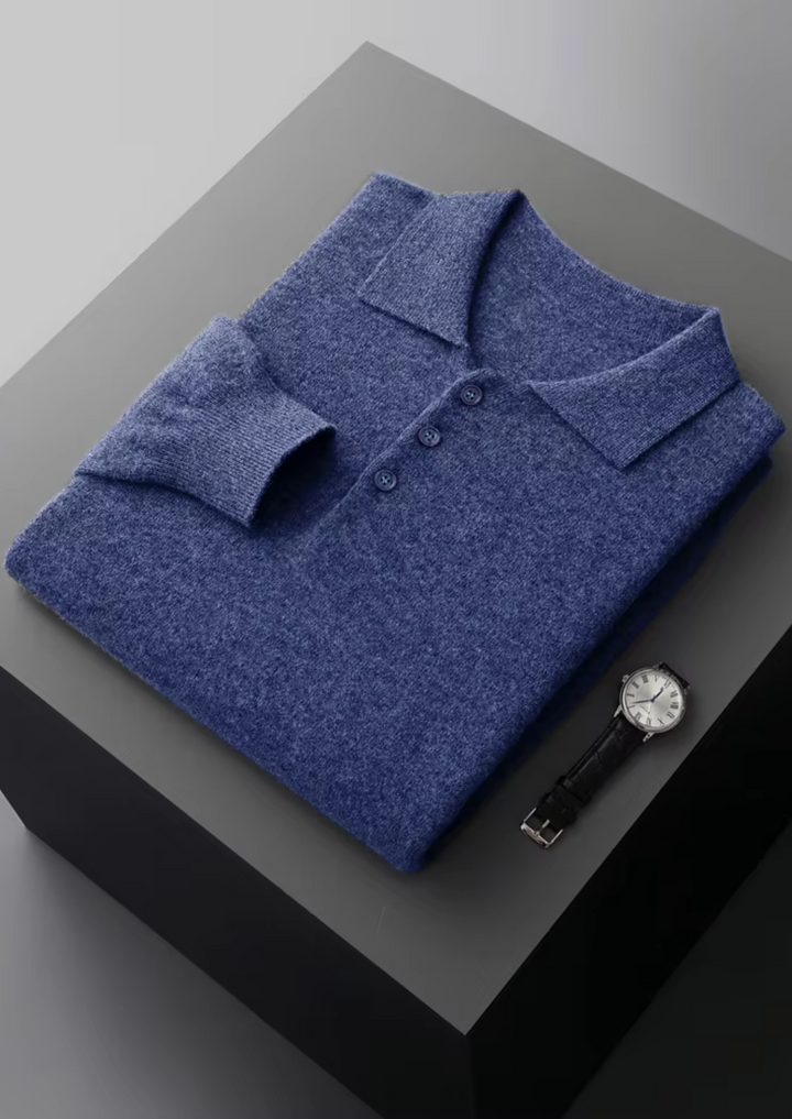 CIÉLO Merino-Polopullover