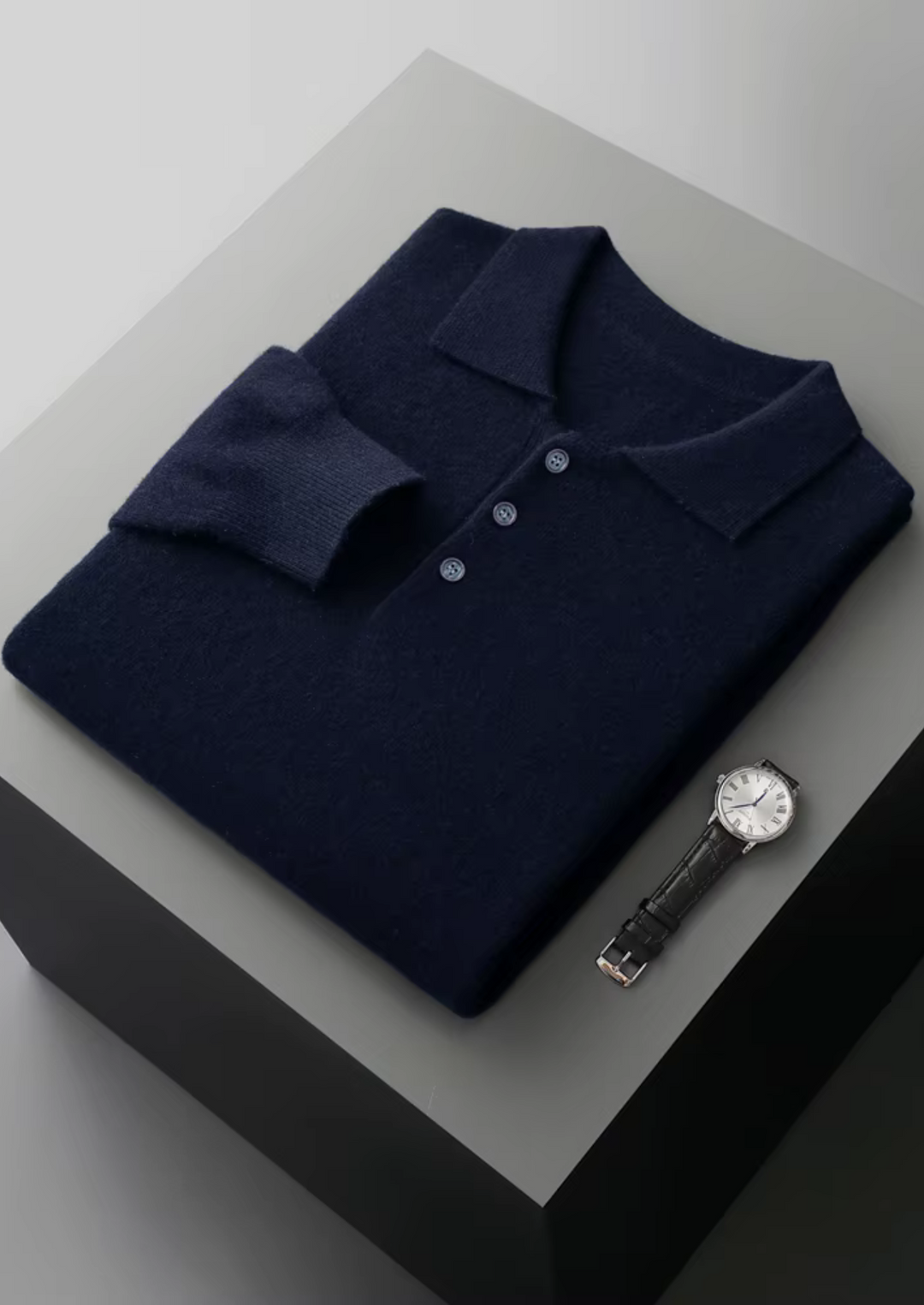 CIÉLO Merino-Polopullover