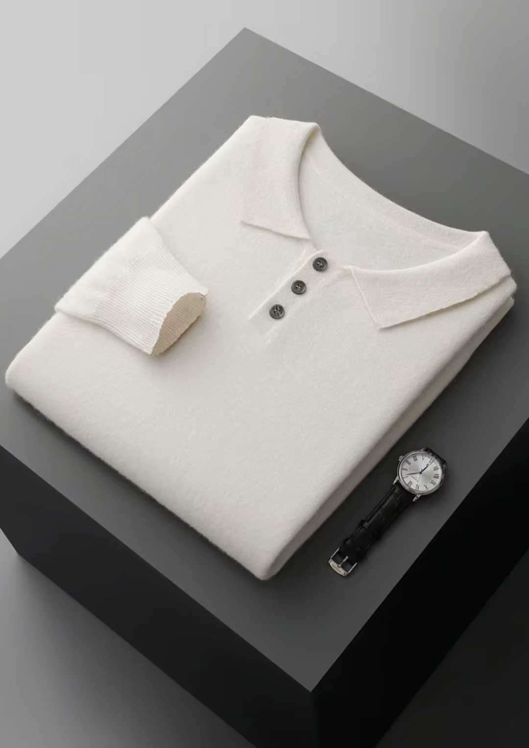 CIÉLO Merino-Polopullover