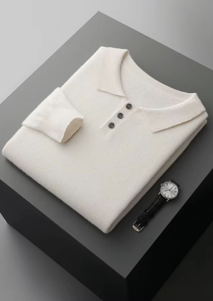 CIÉLO Merino-Polopullover
