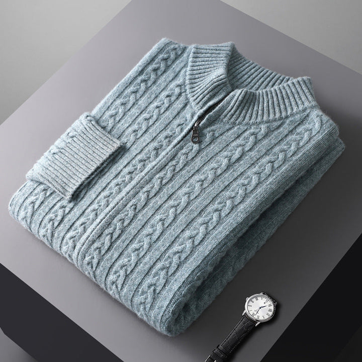 CIÉLO Merino Heritage Zopfstrickjacke