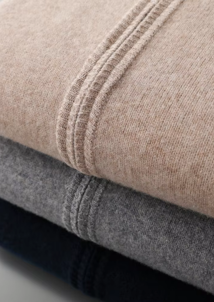 CIÉLO Merino-Strickjacke mit Reißverschluss