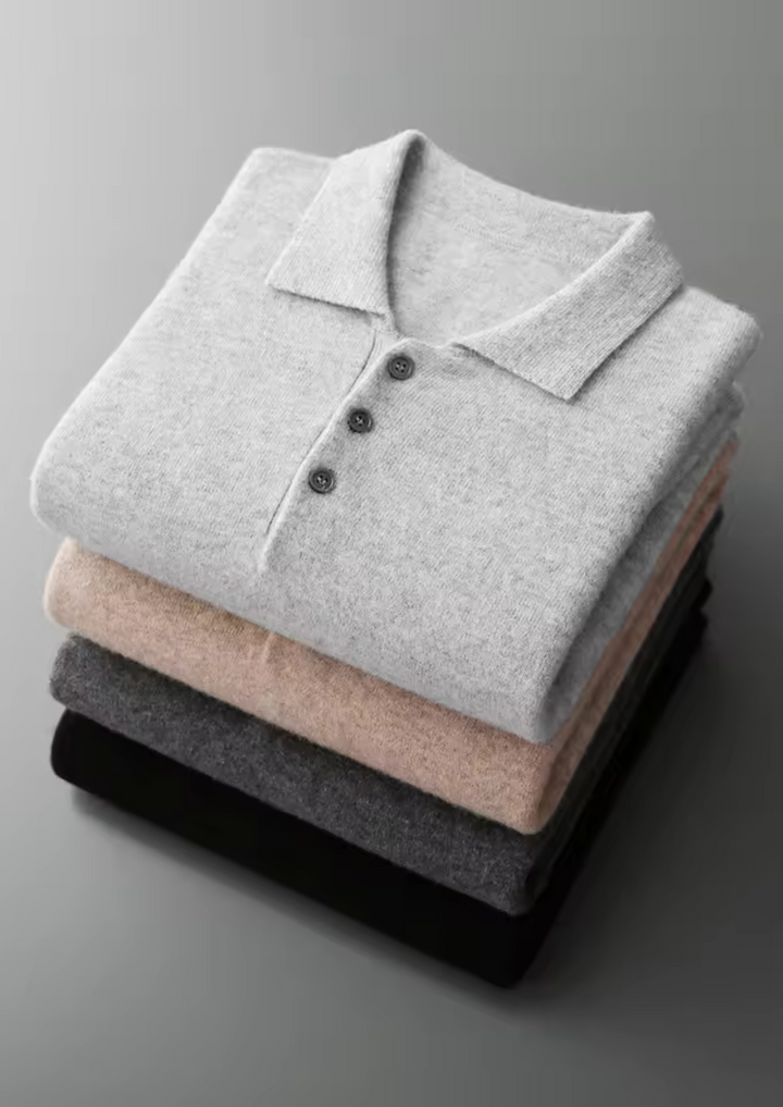 CIÉLO Merino-Polopullover