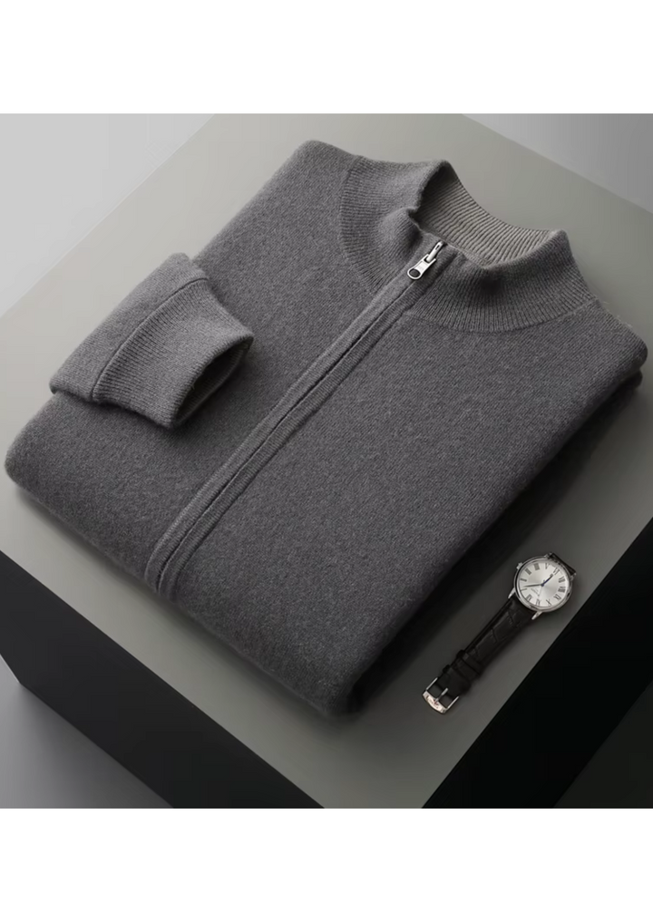 CIÉLO Merino-Strickjacke mit Reißverschluss