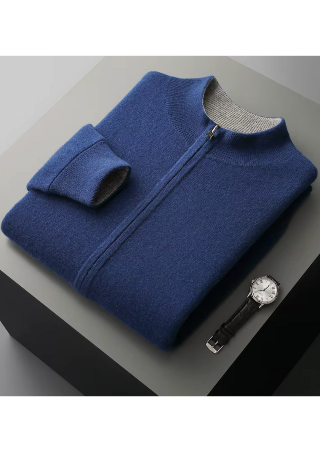 CIÉLO Merino-Strickjacke mit Reißverschluss