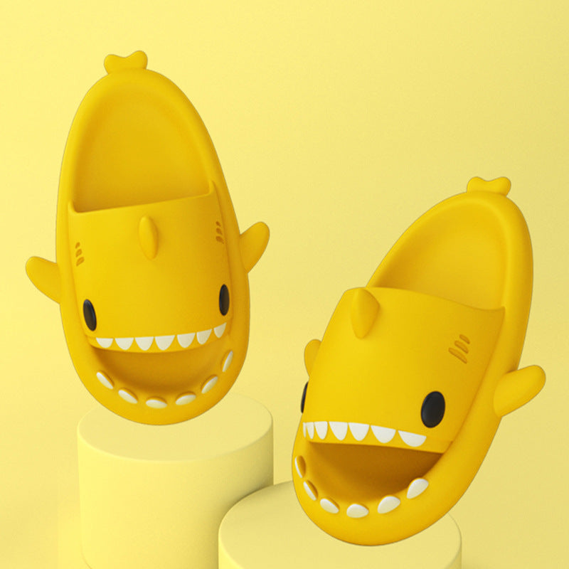 Sharkies - Haifisch-Hausschuhe Gelb / 36-37
