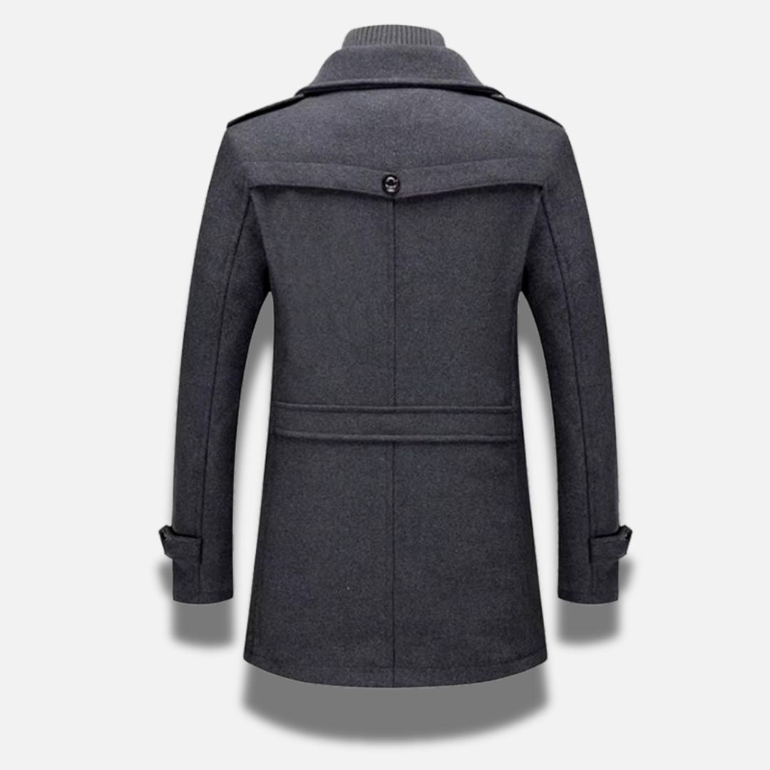 Benjamin™ - Eleganter Mantel aus einer Wollmischung