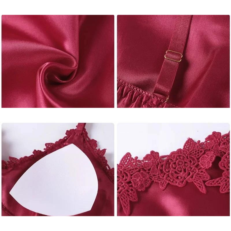 Livia™ - Luxuriöses 5-in-1-Satin-Schlafanzugset