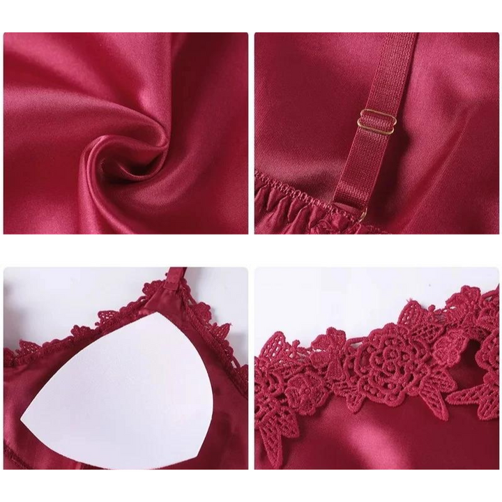Livia™ - Luxuriöses 5-in-1-Satin-Schlafanzugset