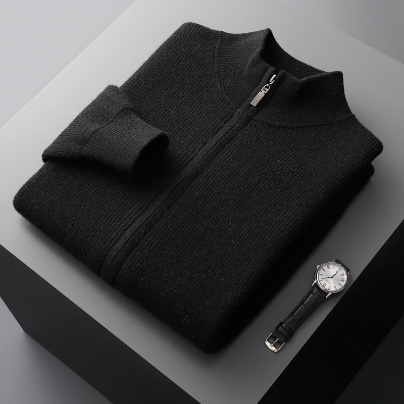 CIÉLO Merino-Strickjacke mit Reißverschluss