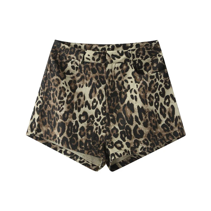 Inès™ - Chic Printleopardenmuster Shorts