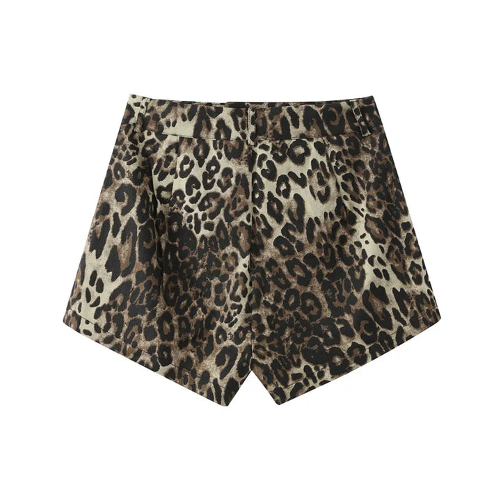 Inès™ - Chic Printleopardenmuster Shorts