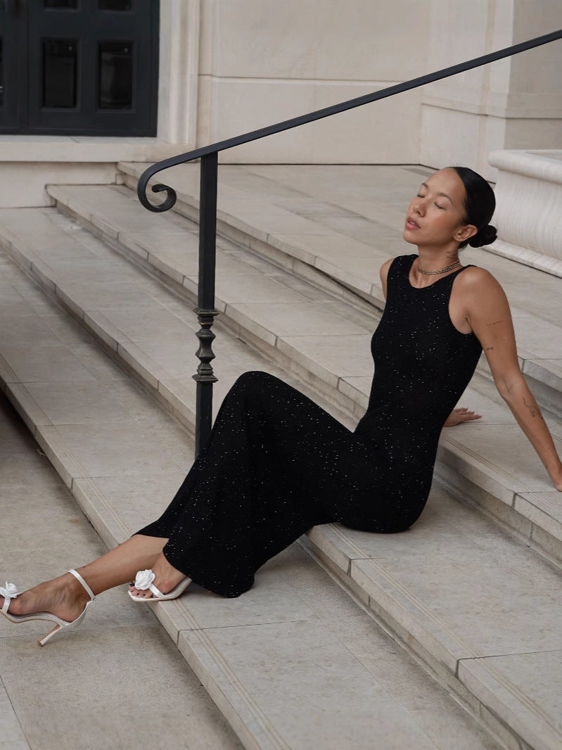 Isabeau™ - Glitzer Maxi-Kleid