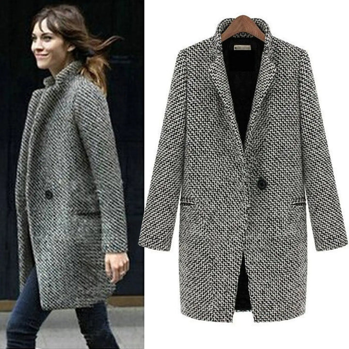 Liva™ - Eleganter langer Midimantel für zeitlose Raffinesse