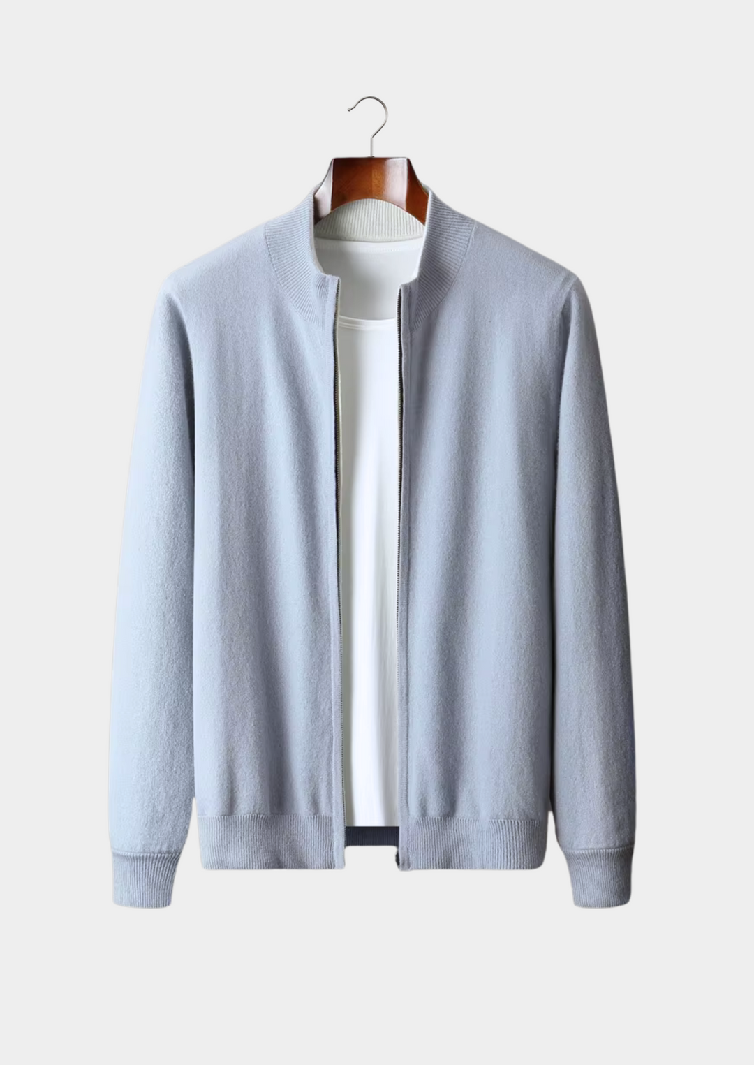 CIÉLO Merino-Strickjacke mit Reißverschluss
