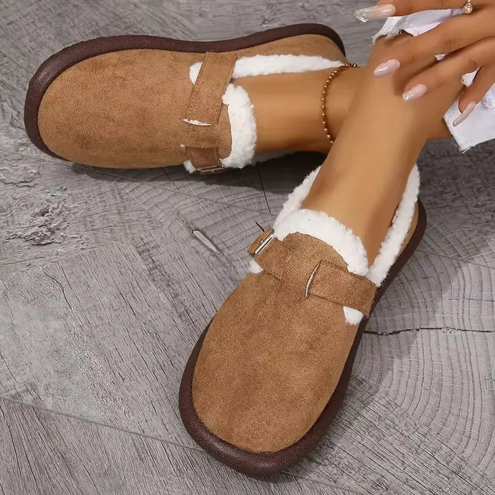Cléa™ - Verstellbare Hausschuhe mit Fleece-Futter
