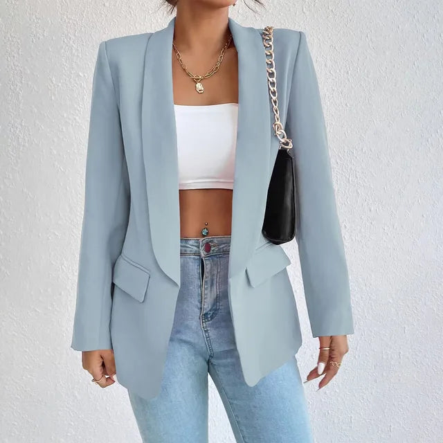 Melanie™ - Stilvoller Blazer Blau / S