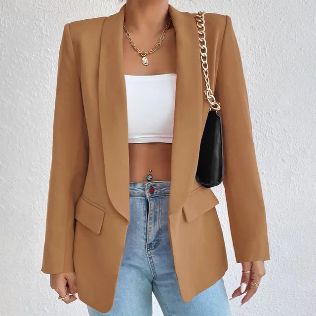 Melanie™ - Stilvoller Blazer Khaki / S
