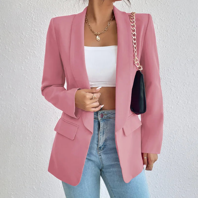 Melanie™ - Stilvoller Blazer Rosa / S