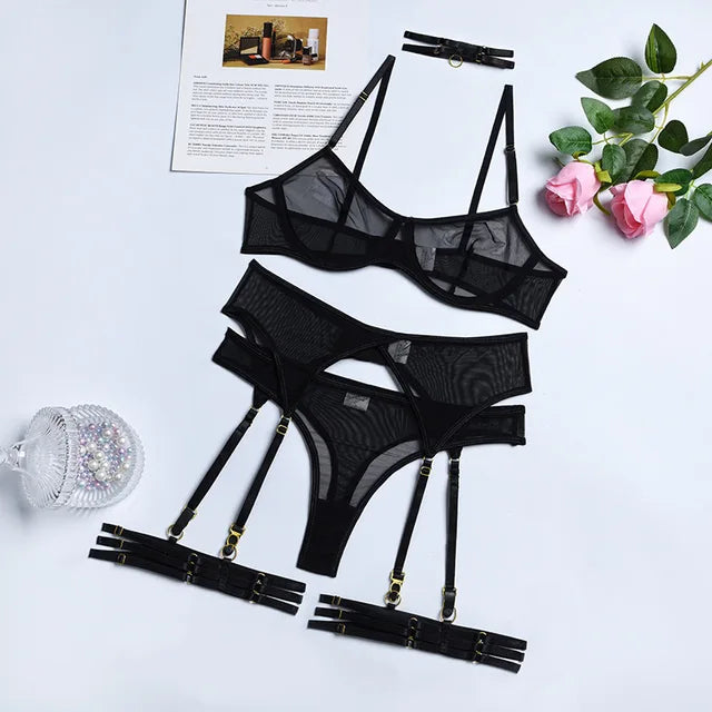Skylar - 4-teiliges Dessous-Set