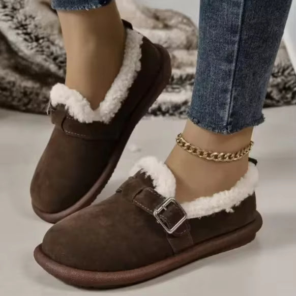 Cléa™ - Verstellbare Hausschuhe mit Fleece-Futter