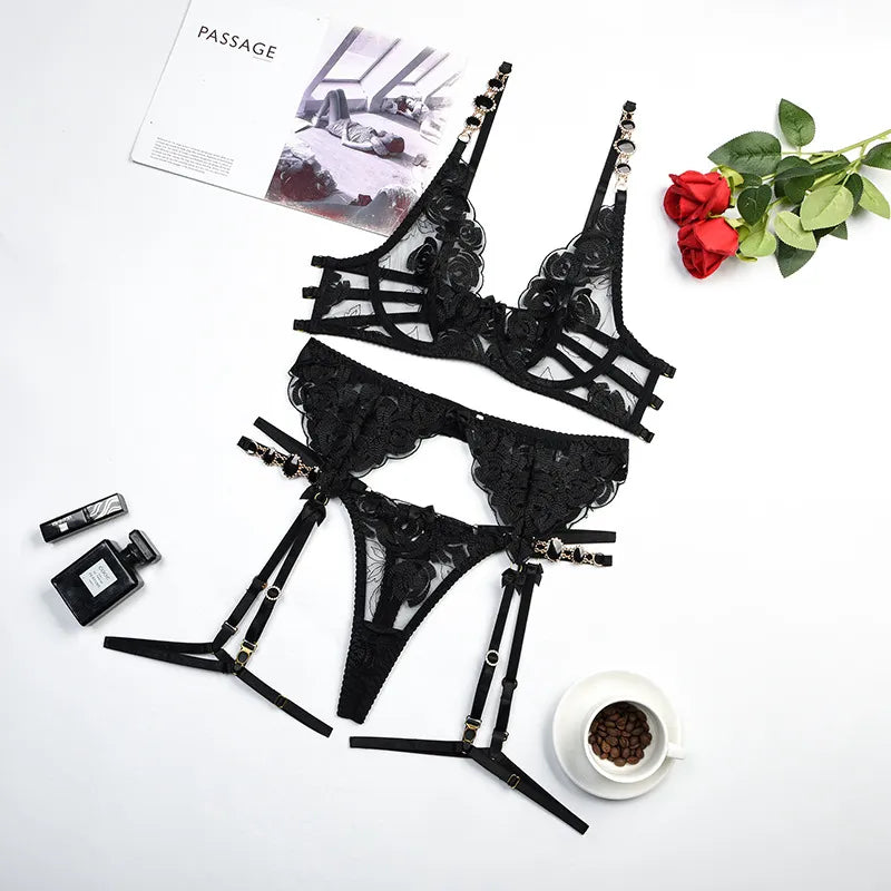 Alexa - 3-teiliges Dessous-Set