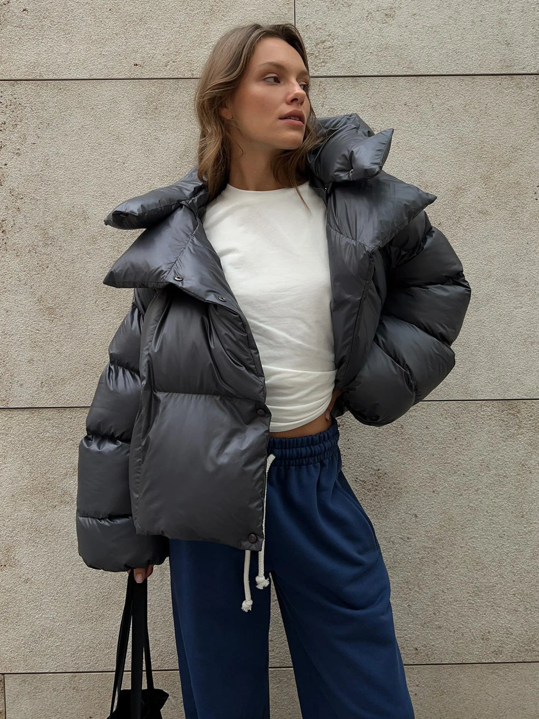 Maeve™ - Doppellagige Pufferjacke in Übergröße
