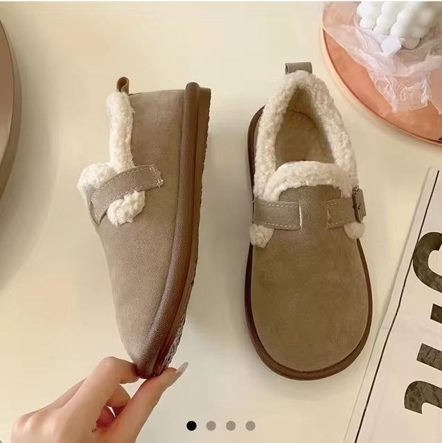 Cléa™ - Verstellbare Hausschuhe mit Fleece-Futter