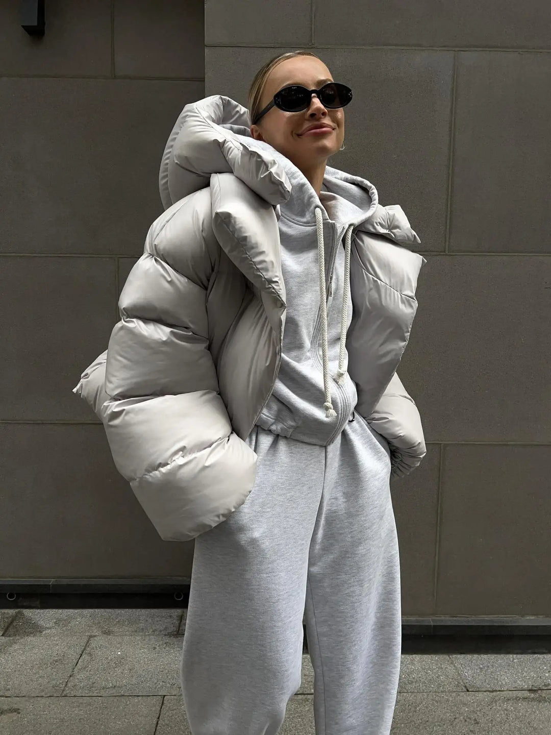 Maeve™ - Doppellagige Pufferjacke in Übergröße