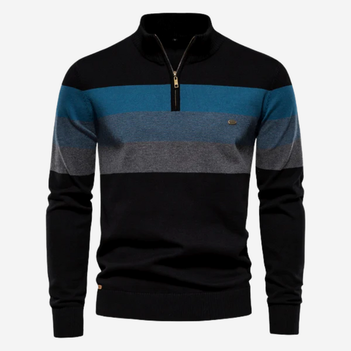 Lawrence™ - Gestreifter Retro-Pullover