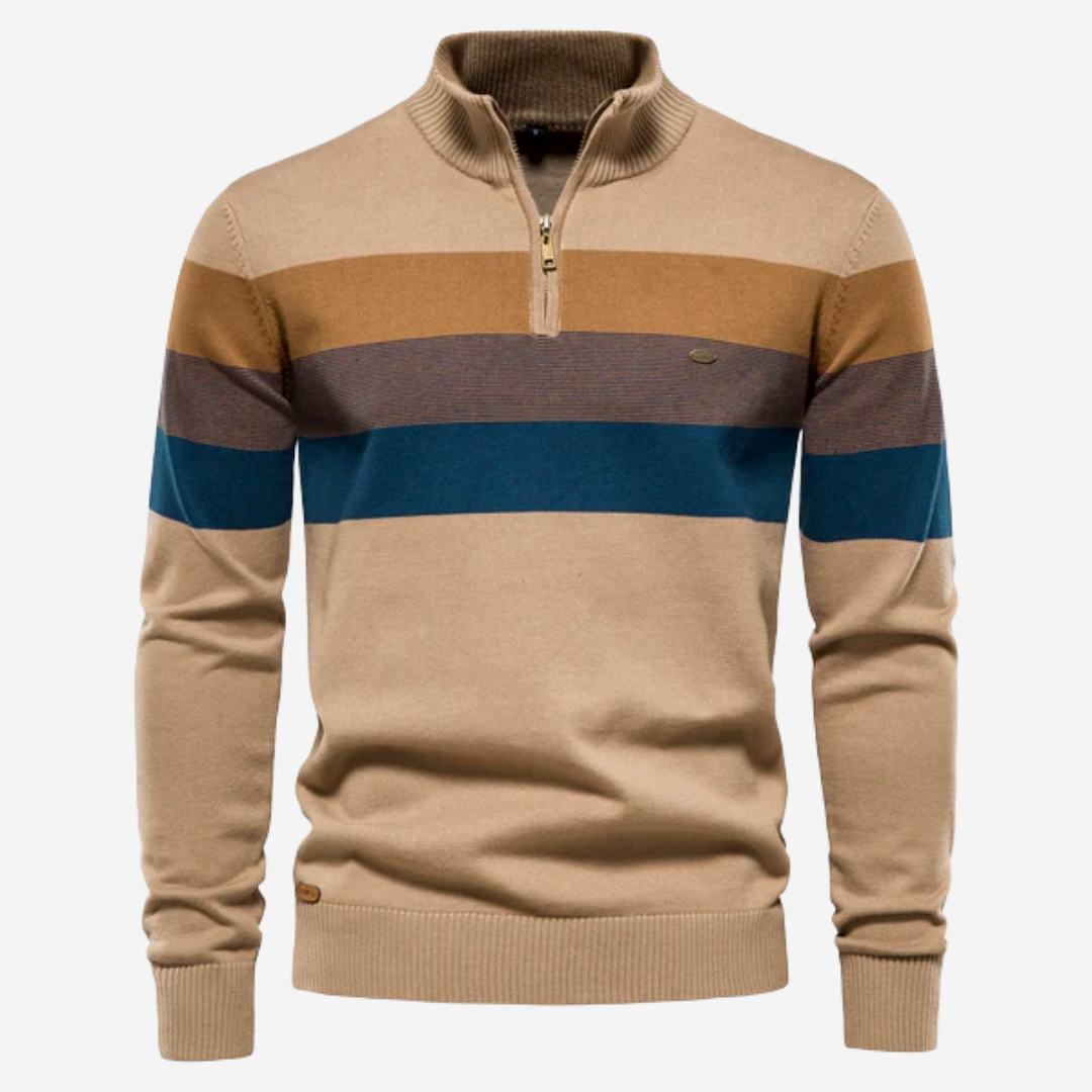 Lawrence™ - Gestreifter Retro-Pullover