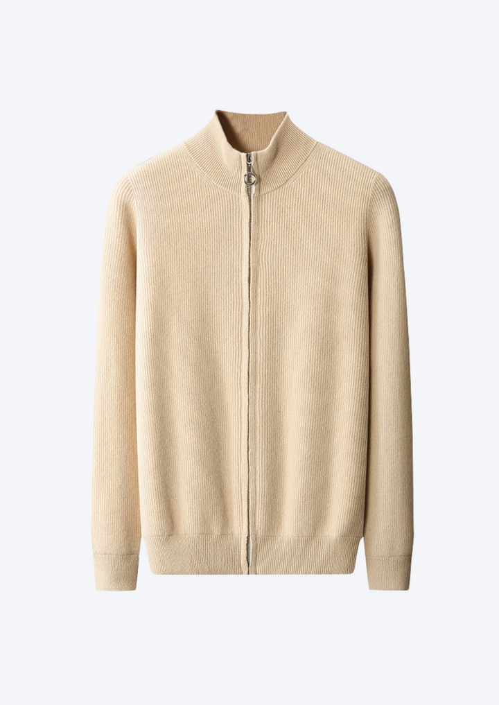 CIÉLO Merino-Strickjacke mit Reißverschluss