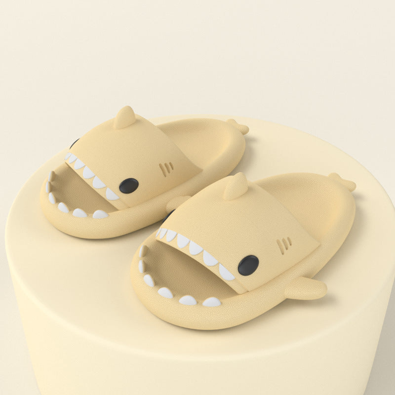 Sharkies - Haifisch-Hausschuhe Beige / 36-37