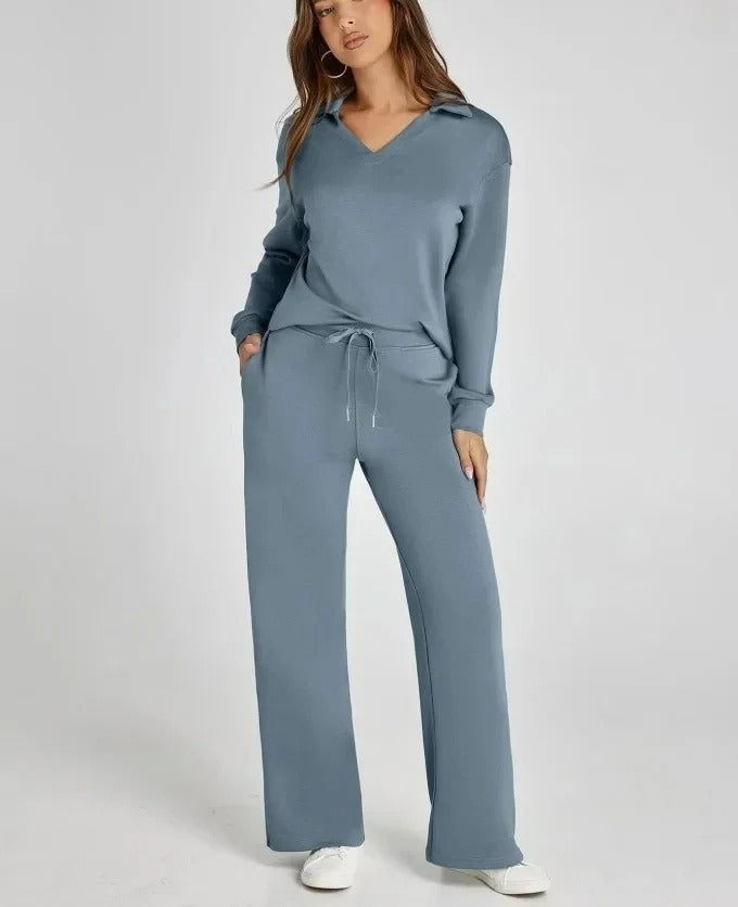 Carly™ - Elegantes Schlaghosen-Set mit hoher Taille