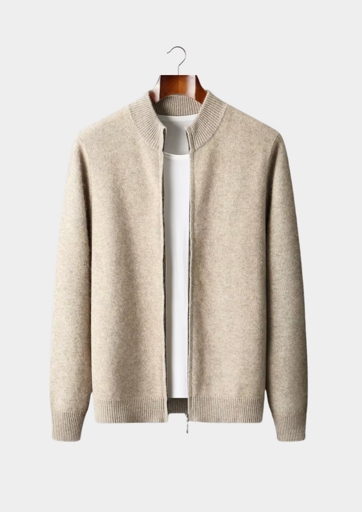 CIÉLO Merino-Strickjacke mit Reißverschluss