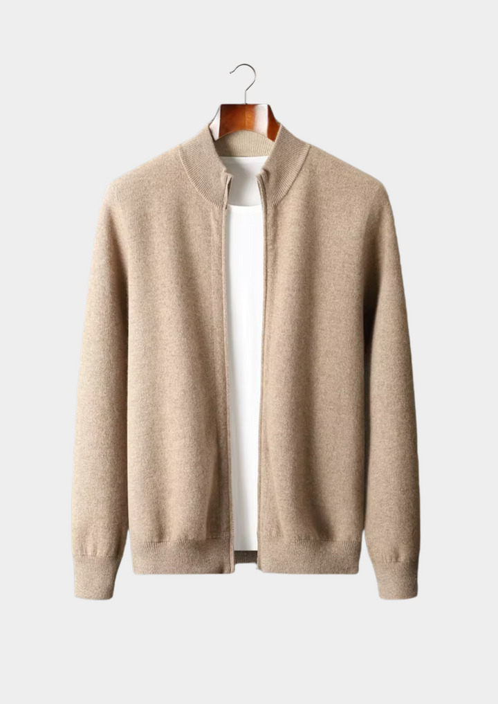 CIÉLO Merino-Strickjacke mit Reißverschluss