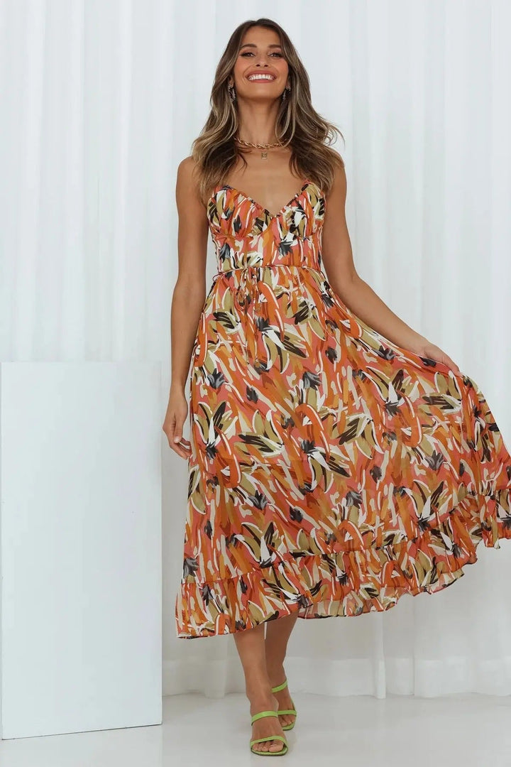 Selene™ - Boho-Strandkleid Mit Riemen