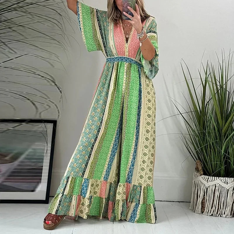 Emmeline™ - Bohème-Römer Jumpsuit