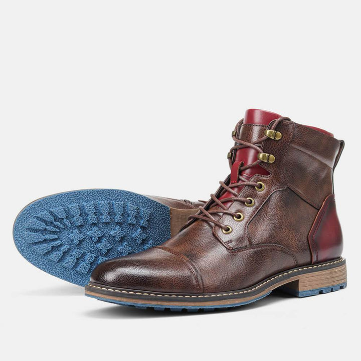 Isaac™ - Zeitlose Oxford-Stiefel aus Leder